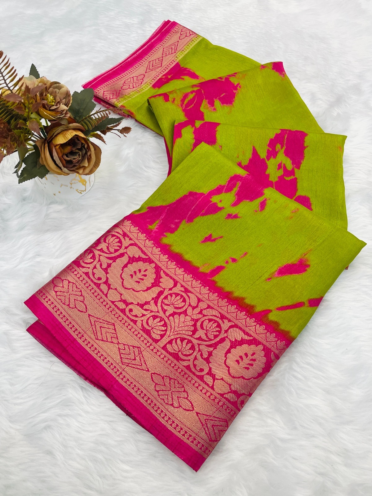 Designer Freehand Saree 13